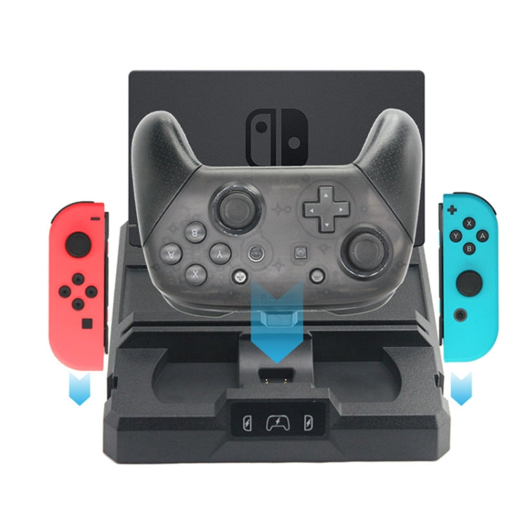 Staffa di archiviazione della base di ricarica per console di gioco multifunzionale per Nintendo Switch, S053 Staffa di archiviazione della base di ricarica per console di gioco multifunzionale per Nintendo Switch, S053